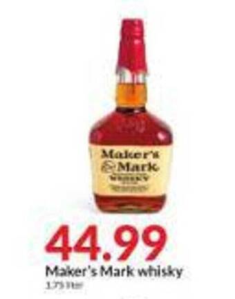 Hy-Vee Maker's mark whisky offer