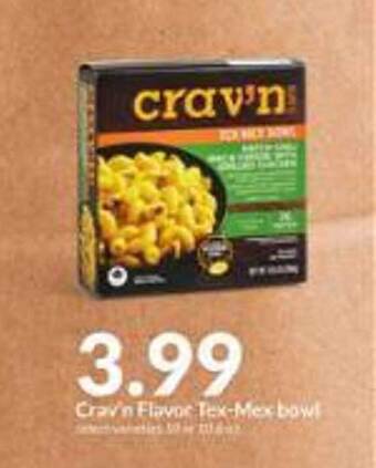 Hy-Vee Crav'n flavor tex-mex bowl offer