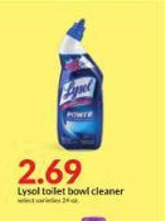 Hy-Vee Lysol toilet bowl cleaner offer