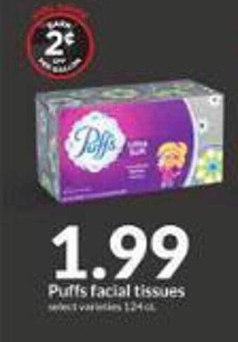 Hy-Vee Puffs facial tissues offer