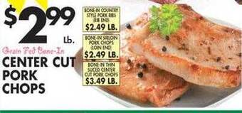 Met Foodmarkets Center cut pork chops offer