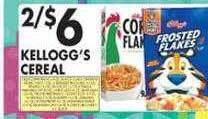 Met Foodmarkets Kellogg's cereal offer