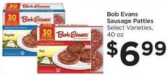 Food 4 Less Bob evans sausage patties offer