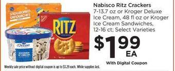 Food 4 Less Nabisco ritz crackers offer