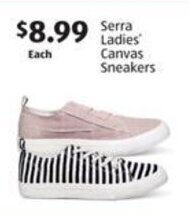 Aldi Serra Ladies' Canvas Sneakers offer