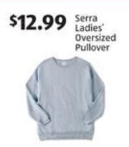 Aldi Serra Ladies' Oversized Pullover offer