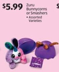 Aldi Zuru Bunnycorns or Smashers offer