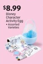 Aldi Disney Character Activity Egg offer