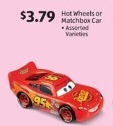 Aldi Hot Wheels or Matchbox Car offer