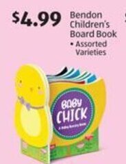 Aldi Bendon Children's Board Book offer