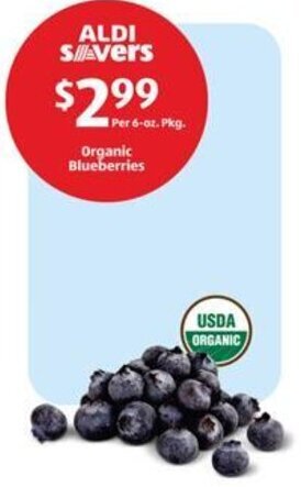 Aldi Organic Blueberries offer