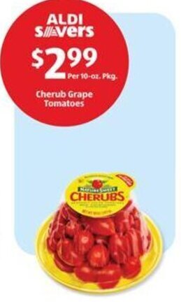 Aldi Cherub Grape Tomatoes offer