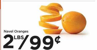 Food 4 Less Navel oranges offer