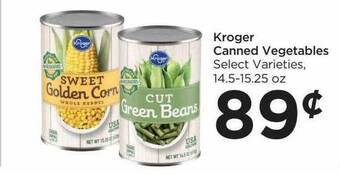 Food 4 Less Kroger canned vegetables offer