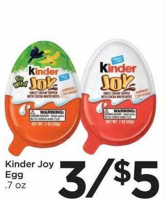 Food 4 Less Kinder joy egg offer