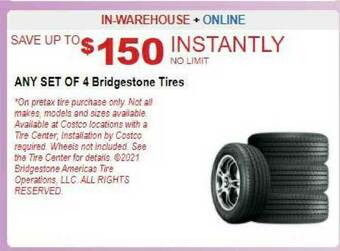 4 Bridgestone Tires