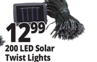 Ocean State Job Lot Solar twist lights, 200 lights offer