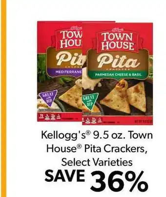 Commissary Kellogg's 9.5 Oz. Town House Pita Crackers offer