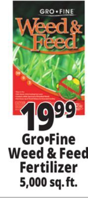 Ocean State Job Lot Gro fine weed & feed fertilizer, 5,000 sq ft offer