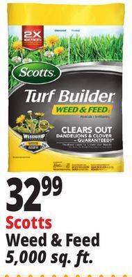 Ocean State Job Lot Scotts weed & feed offer