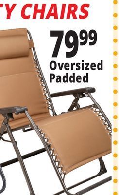 Ocean State Job Lot Oversized zero gravity reclining chair offer