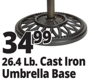 Ocean State Job Lot 26.4 lb. cast iron umbrella base offer