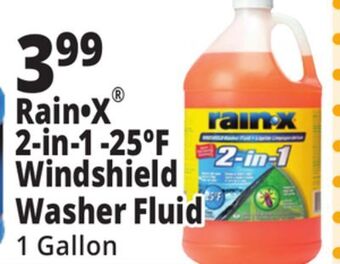 Ocean State Job Lot Rain-x -25â° 2-in-1 windshield wash, 1 gal offer