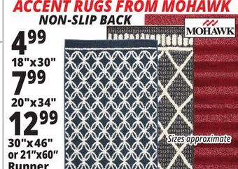 Ocean State Job Lot Mohawk accent rugs offer