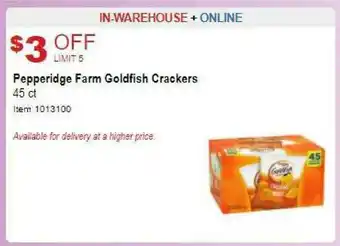 Pepperidge Farm Goldfish Crackers 45 Ct