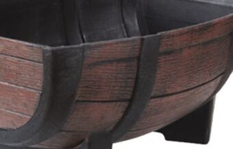 Ocean State Job Lot Whiskey barrel tub planter offer