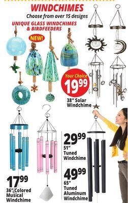 Ocean State Job Lot Wind chimes offer