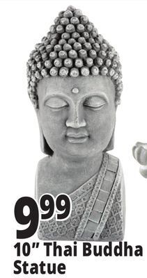 Ocean State Job Lot 10" thai buddha statue offer