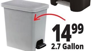 Ocean State Job Lot Step-on wastebaskets offer