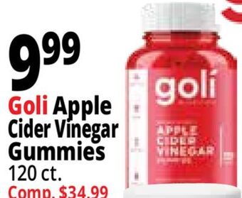 Ocean State Job Lot Goli apple cider vinegar gummies offer