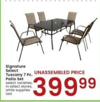 Albertsons Signature Select Tuscany 7 Pc. Patio Set offer