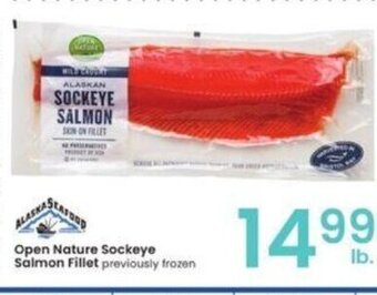 Albertsons Open Nature Sockeye Salmon Fillet offer