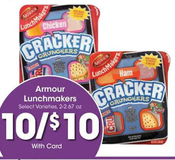 Kroger Armour Lunchmakers offer