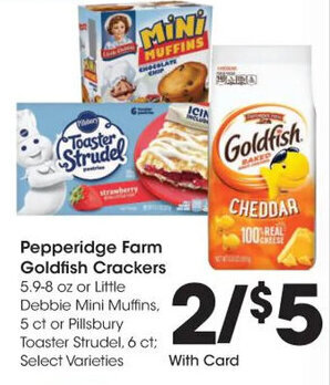Kroger Pepperidge Farm Goldfish Crackers offer