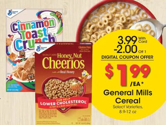 Kroger General Mills Cereal offer