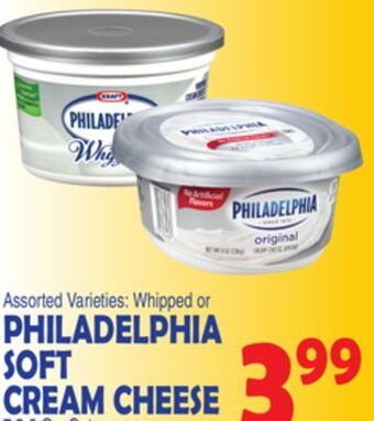 Bravo Supermarkets Philadelphia soft cream cheese offer