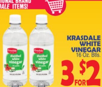 Bravo Supermarkets Krasdale white vinegar offer