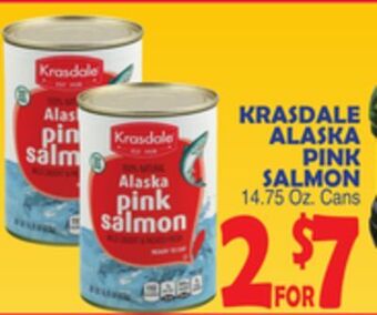 Bravo Supermarkets Krasdale alaska pink salmon offer