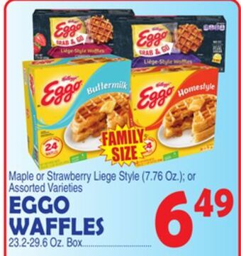 Bravo Supermarkets Eggo waffles 23.2-29.6 oz. box offer