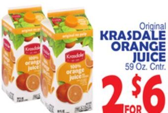 Bravo Supermarkets Krasdale orange juice offer