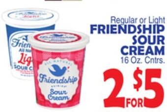 Bravo Supermarkets Friendship sour cream offer
