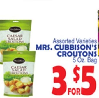 Bravo Supermarkets Mrs. cubbison's croutons offer