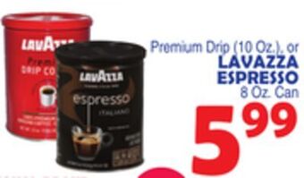 Bravo Supermarkets Lavazza espresso 8 oz. can offer