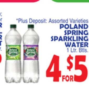 Bravo Supermarkets Poland spring sparkling water offer