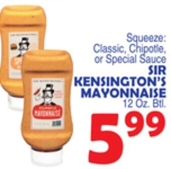 Bravo Supermarkets Sir kensington's mayonnaise offer