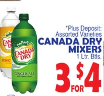 Bravo Supermarkets Canada dry mixers offer